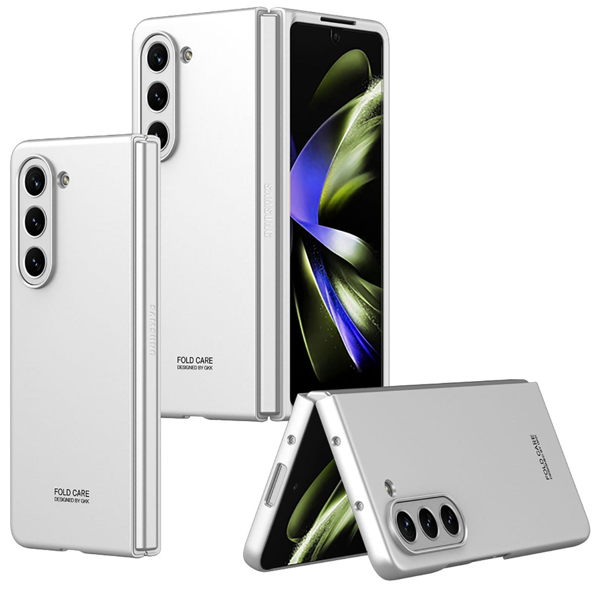 Galaxy Z Fold 5 Kılıf Zore Sert Kıpta Mat İnce Tam Koruma Dayanıklı Şık Kapak