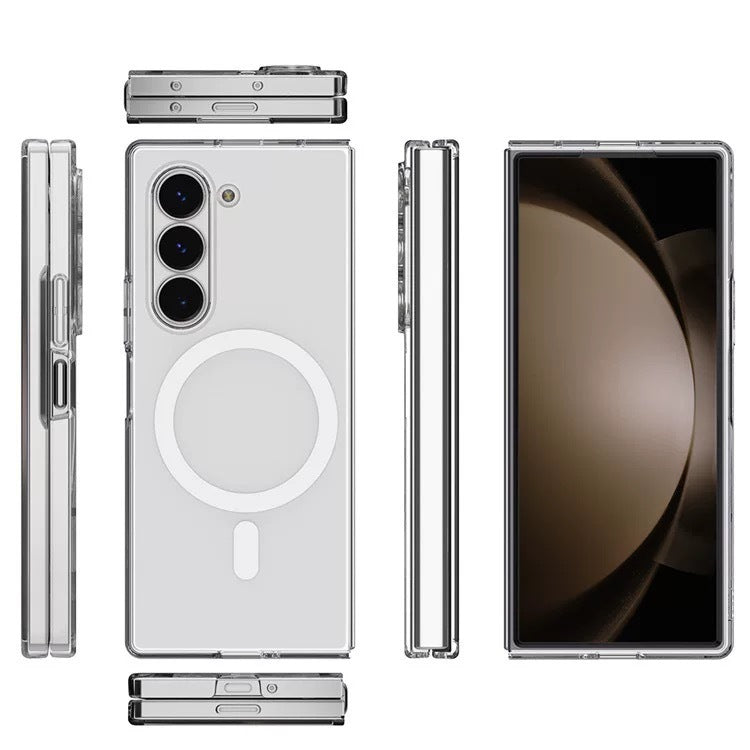 Galaxy Z Fold 6 Kılıf Kamera Korumalı M-safe Sert PC Zore Porto Kılıf