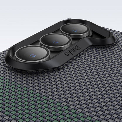 Galaxy Z Fold 6 Kılıf Karbon Fiber Tasarımlı Benks Aurora ArmorAir Kevlar Kılıf