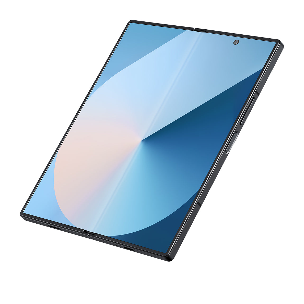 Galaxy Z Fold 6 Kılıf M-safe Şarj Özellikli Aramid Fiber Pitaka Tactile Woven Sunset-Moonrise Serisi Moonrise Kılıf