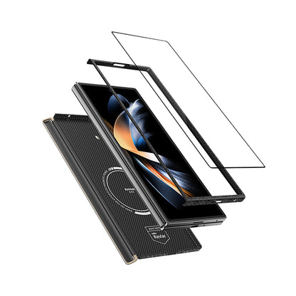 Galaxy Z Fold 7 Benks ArmorAir ArmorGrid Grand Combo Üçlü Aksesuar Seti (Ön Arka Kevlar Kılıf + Ekran Koruyucu)