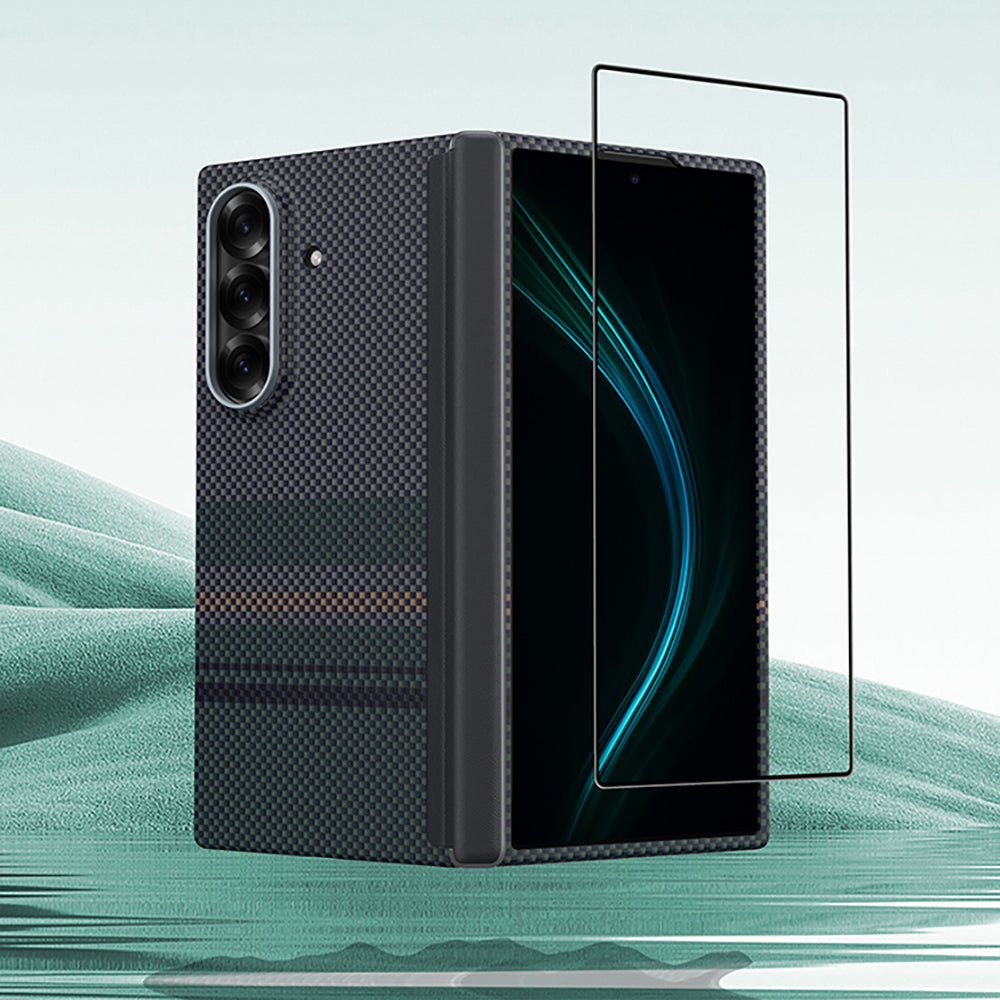 Galaxy Z Fold 7 Benks ArmorAir Aurora Grand Combo Üçlü Aksesuar Seti (Ön Arka Kevlar Kılıf + Ekran Koruyucu)