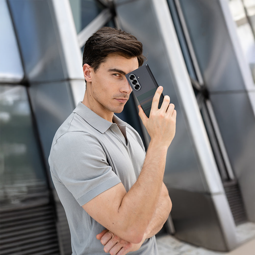 Galaxy Z Fold 7 Benks ArmorAir Aurora Grand Combo Üçlü Aksesuar Seti (Ön Arka Kevlar Kılıf + Ekran Koruyucu)