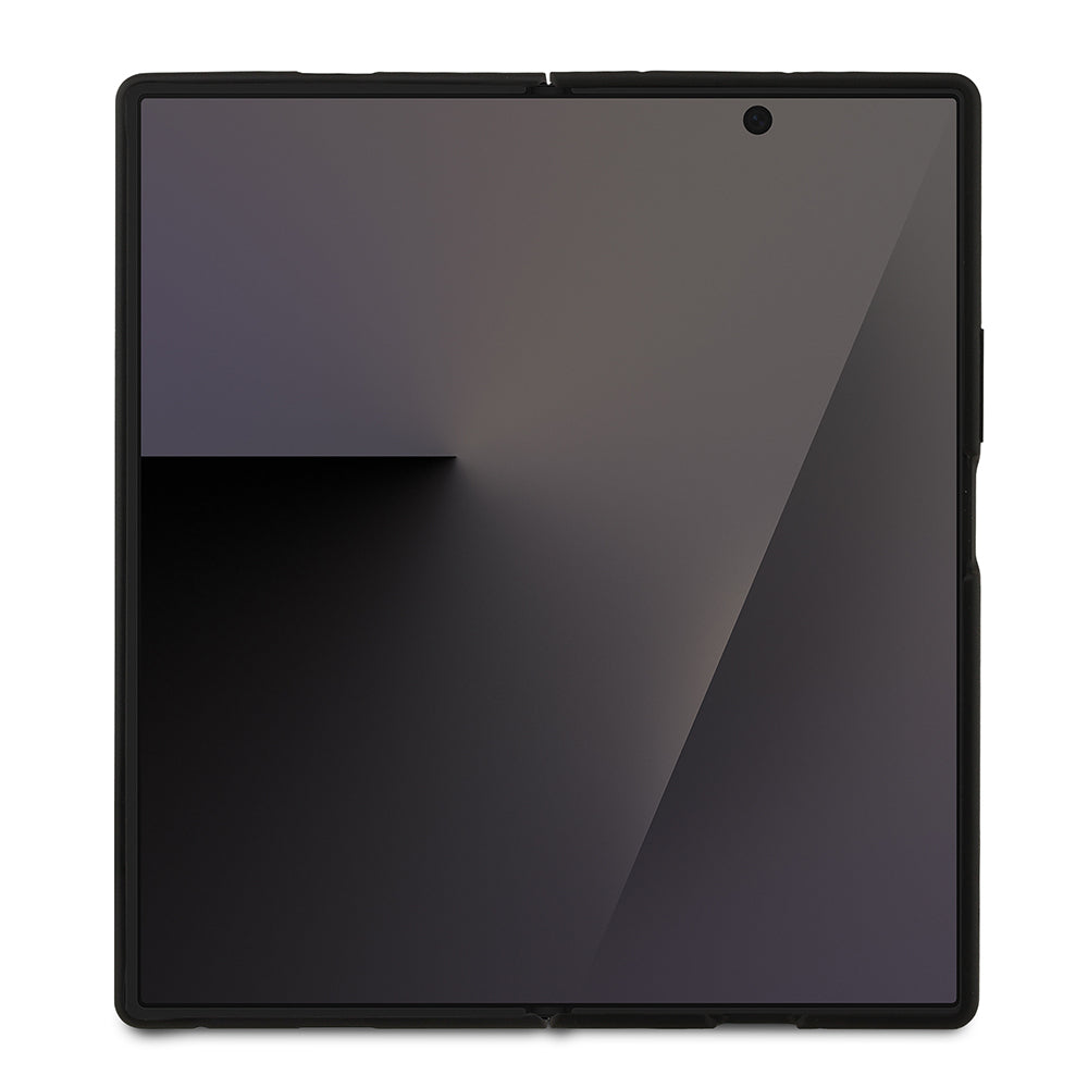 Galaxy Z Fold 7 Kılıf Guess Orjinal Lisanslı M-safe Şarj Özellikli 4G Desen Yazı Logolu Kılıf