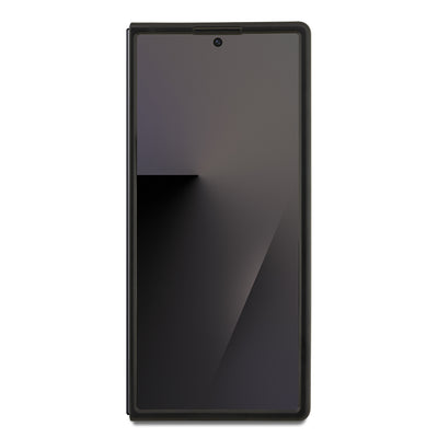 Galaxy Z Fold 7 Kılıf Lacoste Orjinal Lisanslı M-safe Şarj Özellikli Pike Desenli Arka Yüzey İkonik Timsah Metal Logolu Kapak Siyah