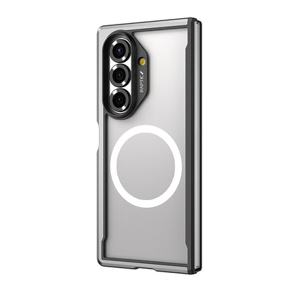 Galaxy Z Fold 7 Kılıf M-safe Şarj Özellikli Airbagli Raptic Shield Serisi Şeffaf Arka Yüzey Kılıf