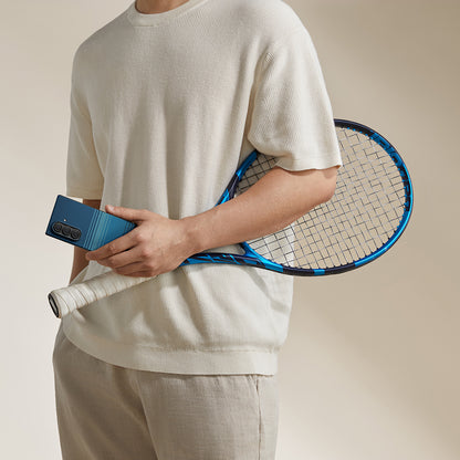 Galaxy Z Fold 7 Kılıf M-safe Şarj Özellikli Aramid Fiber Pitaka Tactile Woven Sunset-Moonrise Serisi Kılıf