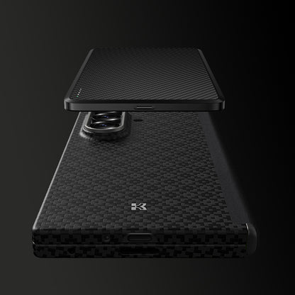 Galaxy Z Fold 7 Kılıf M-Safe Şarj Özellikli Benks ArmorAir ArmorGrid Serisi Kevlar Kılıf