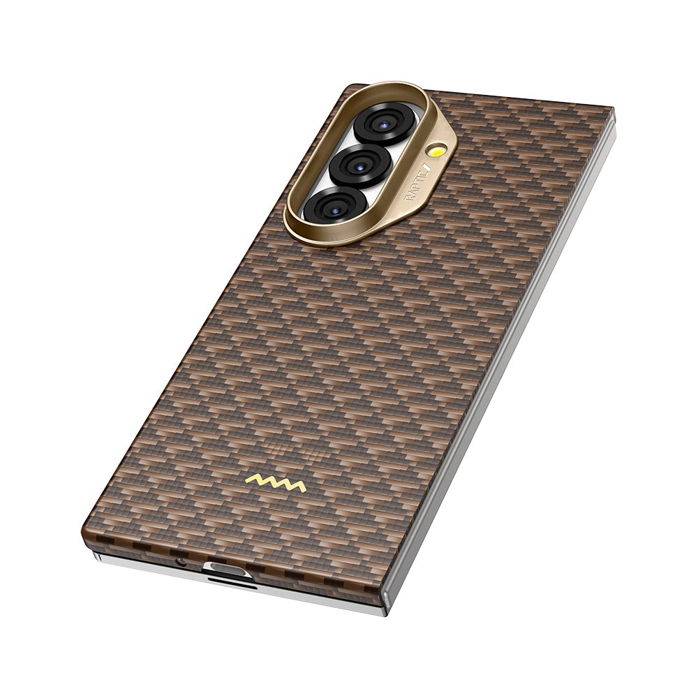 Galaxy Z Fold 7 Kılıf M-safe Şarj Özellikli Raptic Aramid Skin Origin Serisi Kılıf