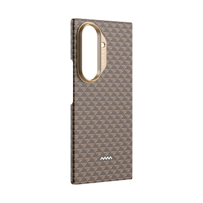 Galaxy Z Fold 7 Kılıf M-safe Şarj Özellikli Raptic Aramid Skin Origin Serisi Kapak Lacivert