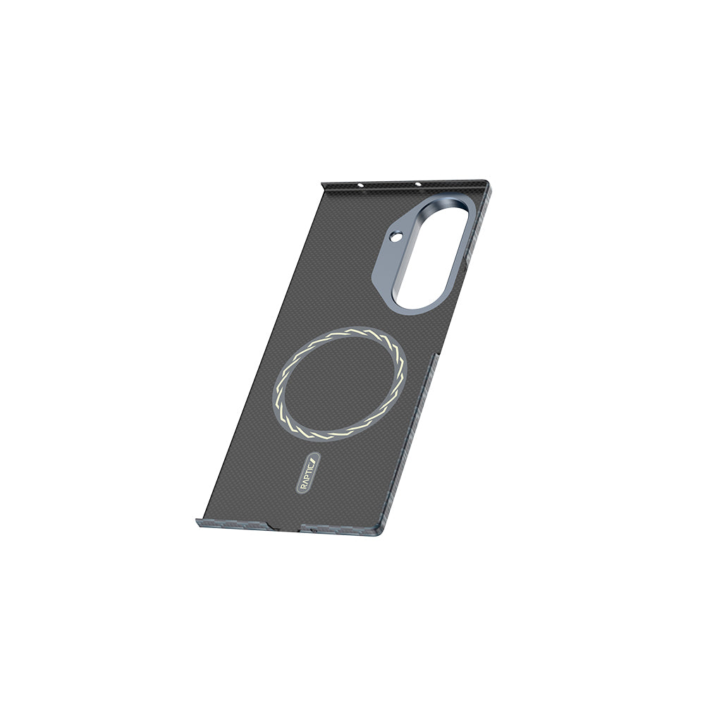 Galaxy Z Fold 7 Kılıf M-safe Şarj Özellikli Raptic Aramid Skin Origin Serisi Kılıf