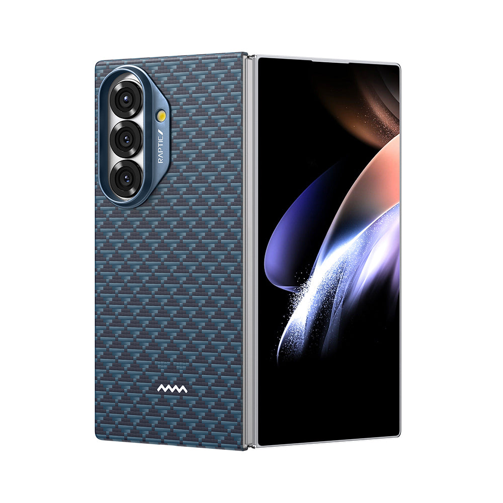 Galaxy Z Fold 7 Kılıf M-safe Şarj Özellikli Raptic Aramid Skin Origin Serisi Kılıf