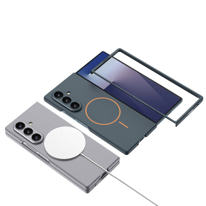 Galaxy Z Fold 7 Kılıf Wireless Şarj Özellikli Zore Kıpta M-safe Kılıf