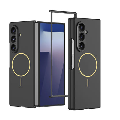 Galaxy Z Fold 7 Kılıf Wireless Şarj Özellikli Zore Kıpta M-safe Kılıf