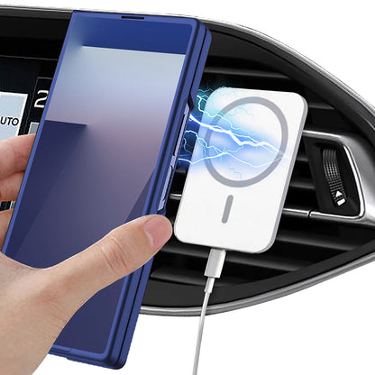 Galaxy Z Fold 7 Kılıf Wireless Şarj Özellikli Zore Kıpta M-safe Kılıf