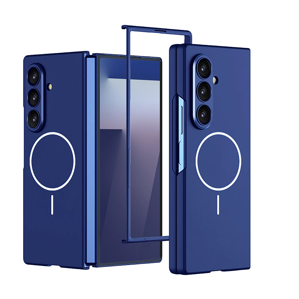 Galaxy Z Fold 7 Kılıf Wireless Şarj Özellikli Zore Kıpta M-safe Kılıf