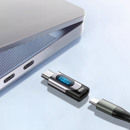 Go Des GD-CT072 Type-C to Type-C Dijital LED Göstergeli Hızlı Şarj Adaptörü 100W