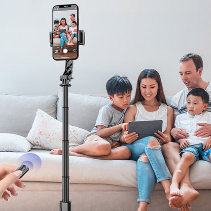 Go-Des GD-F06 Bluetooth Kumandalı Teleskopik Tripodlu Sarsılma Engelleyicili Selfie Çubuğu