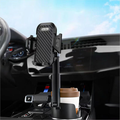 Go Des GD-HD255 M-safe 360 Derece Dönebilen Bardaklık Tasarım Telefon Tutucu Siyah