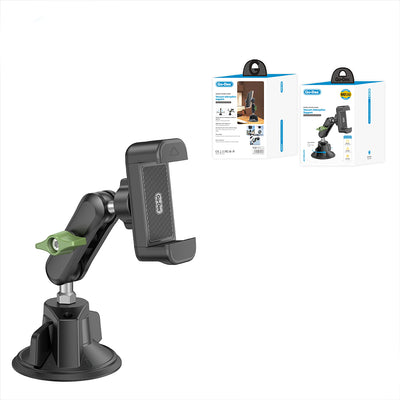 Go Des GD-HD362 360 Derece Dönebilen Vakumlu Tasarım Araç İçi Telefon Tutucu Siyah