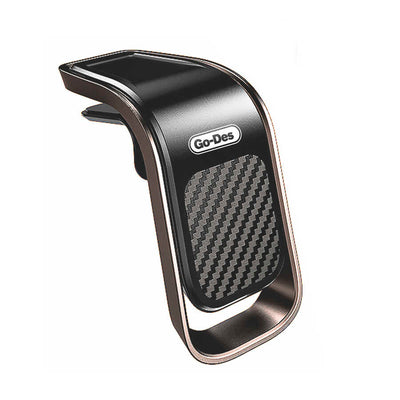 Go Des GD-HD733 L-Shaped Magnetic Araç Telefon Tutucu Siyah