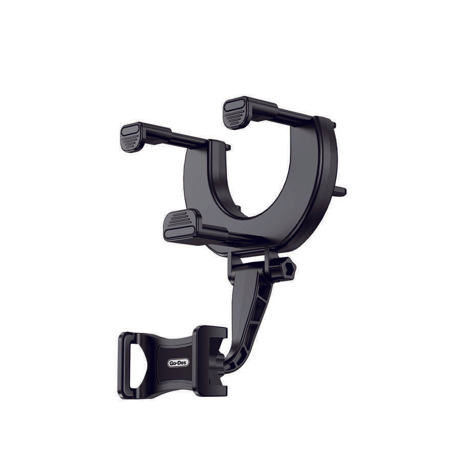 Go Des GD-HD880 Araç İçi Dikiz Aynası 360 Oynar Başlıklı Telefon Tutucu Siyah