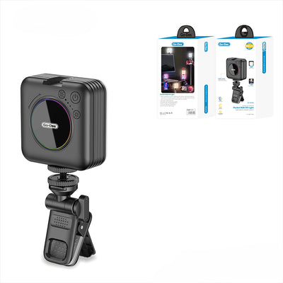 Go Des GD-LD1033 RGB Led Telefon-Kamera Üstü Aydınlatma Işığı Siyah