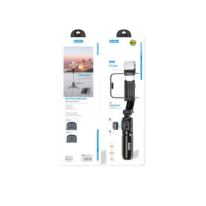 Go Des GD-ST67 Canlı Yayın Dolgu Işıklı Kumandalı 360 Derece Dönebilen Selfie Çubuğu ve Tripod