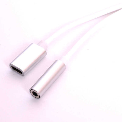 Go Des GD-UC010 2 in 1 Usb-C To 3.5mm Audio Adaptör Gri