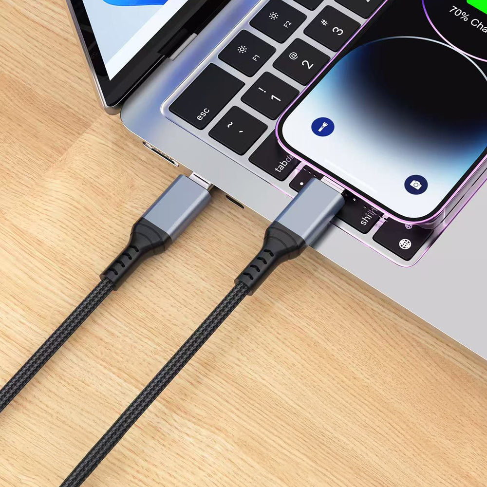 Go-Des GD-UC639 Type-C to Lightning PD Hızlı Şarj Kablosu 27W 3M Siyah