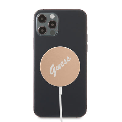 GUESS Logolu Type-C Magsafe Şarj Kablosu 15W Gold