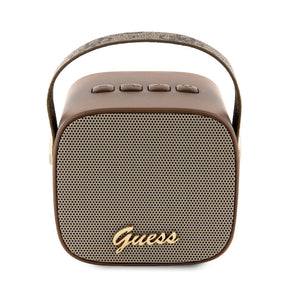 Guess Orjinal Lisanslı Askılı PU Deri Yazı Logolu 5W Bluetooth Speaker