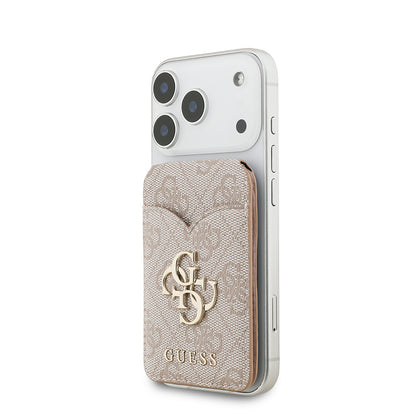 Guess Orjinal Lisanslı Aynalı Metal Büyük 4G Logolu Standlı Magnetik Kartlık