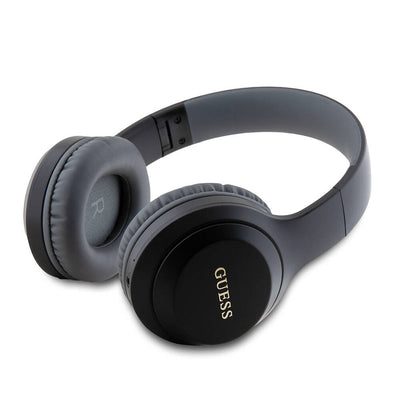 Guess Orjinal Lisanslı Katlanabilir Ayarlanabilir Metal Klasik Logolu Kulak Üstü Bluetooth Kulaklık Kahverengi