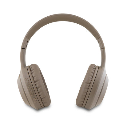 Guess Orjinal Lisanslı Katlanabilir Ayarlanabilir Metal Klasik Logolu Kulak Üstü Bluetooth Kulaklık Kahverengi