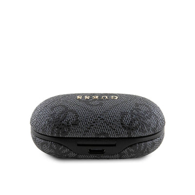 Guess Orjinal Lisanslı Klasik Metal Yazı Logolu TWS Kulak İçi Bluetooth Kulaklık Pembe