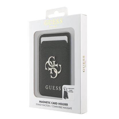 Guess Orjinal Lisanslı Metal Büyük 4G ve Yazı Logolu Standlı Magnetik Kartlık