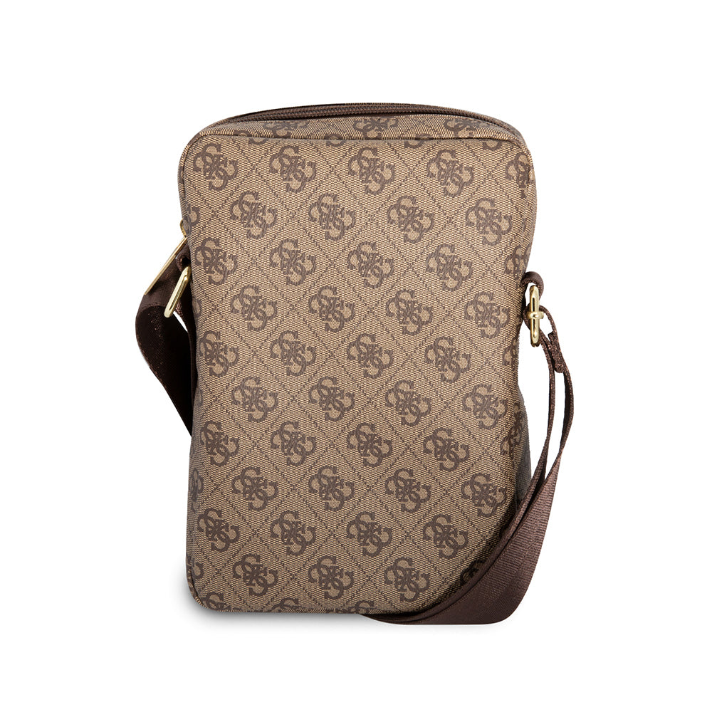 Guess Orjinal Lisanslı Metal Logolu Fermuarlı 8 inç Çapraz Askılı Tablet Çantası