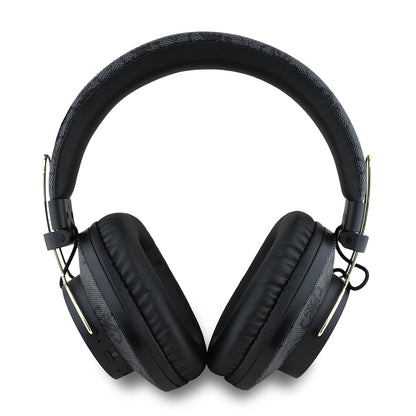 Guess Orjinal Lisanslı PU 4G Desenli Büyük Metal Logolu Kulak Üstü Bluetooth Kulaklık