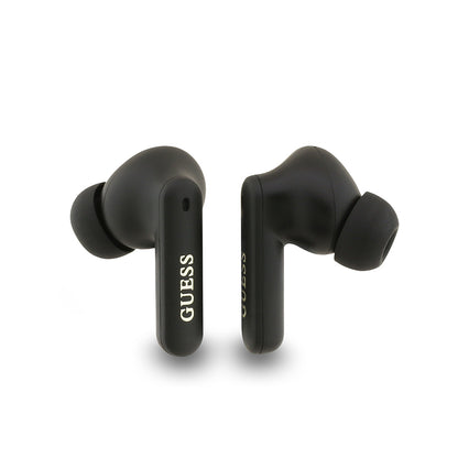 Guess Orjinal Lisanslı PU 4G Desenli Klasik Metal Yazı Logolu TWS Kulak İçi Bluetooth Kulaklık