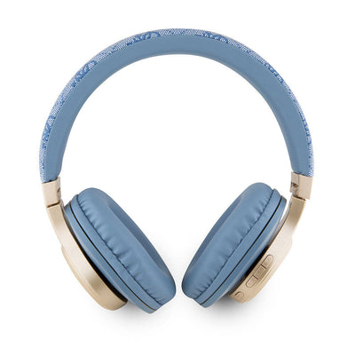 Guess Orjinal Lisanslı Script Gold Serisi Metal Yazı Logolu 4G Desenli Bluetooth Kulaklık Pembe