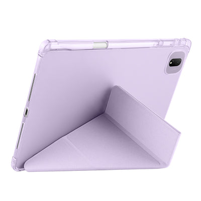 Honor MagicPad 2 Kılıf Zore Tri Folding Kalem Bölmeli Standlı Kılıf Koyu Yeşil