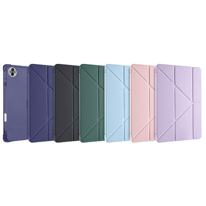 Honor Pad 10 12.1 Kılıf Zore Tri Folding Kalem Bölmeli Standlı Kılıf