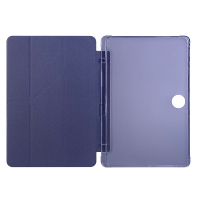 Honor Pad 9 Kılıf Zore Tri Folding Kalem Bölmeli Standlı Kılıf Rose Gold