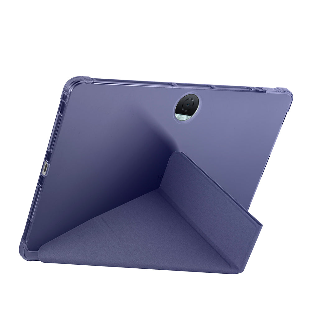 Honor Pad 9 Kılıf Zore Tri Folding Kalem Bölmeli Standlı Kılıf Siyah