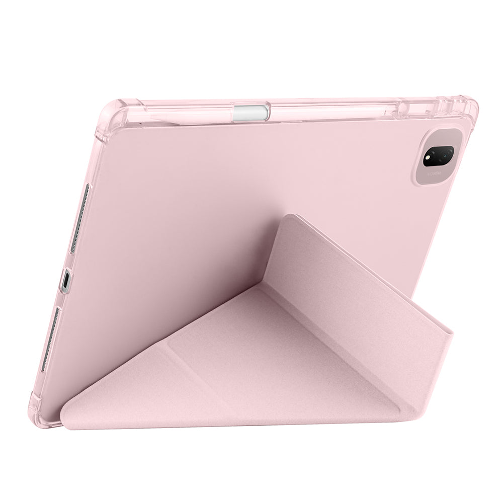Honor Pad GT Pro Kılıf Zore Tri Folding Kalem Bölmeli Standlı Kılıf Koyu Yeşil
