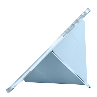 Honor Pad V9 Kılıf Zore Tri Folding Kalem Bölmeli Standlı Kılıf Siyah