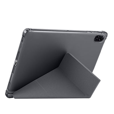 Honor Pad X8A Kılıf Zore Tri Folding Kalem Bölmeli Standlı Kılıf Lacivert