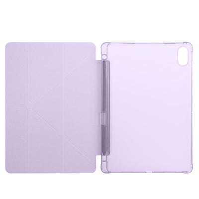 Honor Pad X8A Kılıf Zore Tri Folding Kalem Bölmeli Standlı Kılıf Lacivert