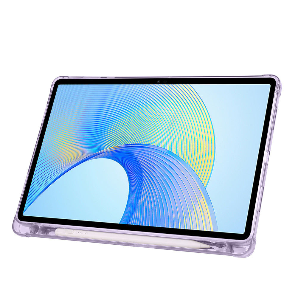 Honor Pad X8A Kılıf Zore Tri Folding Kalem Bölmeli Standlı Kılıf Lacivert